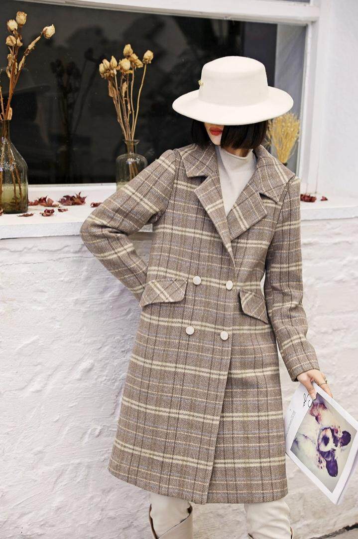 春款欧货羊毛呢，女装，茗格拉