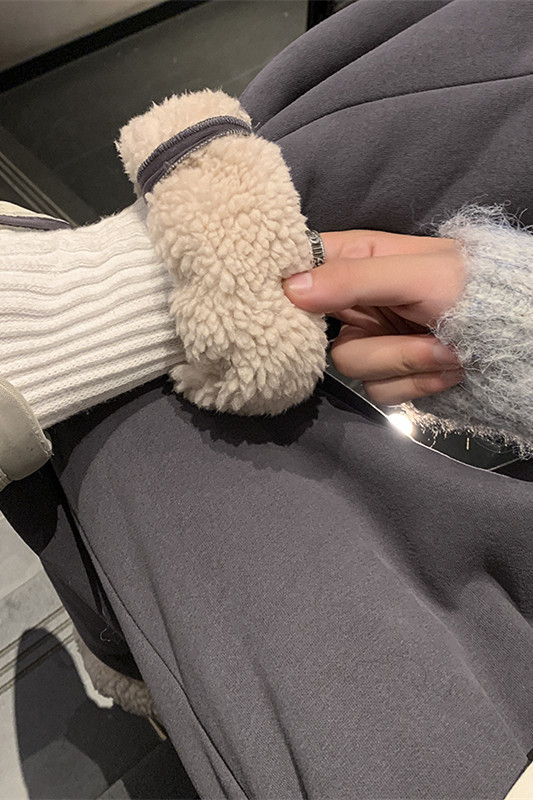 冬季加绒加厚羊羔毛束脚休闲裤卫裤XZ604-K101-P60控78,男装休闲裤,星座604