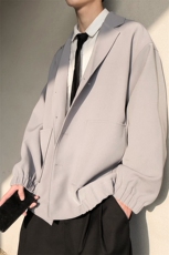 秋季宽松小西装男雅痞情侣休闲西服男装外套A071-X01-P80，男装西服套装，电商A071