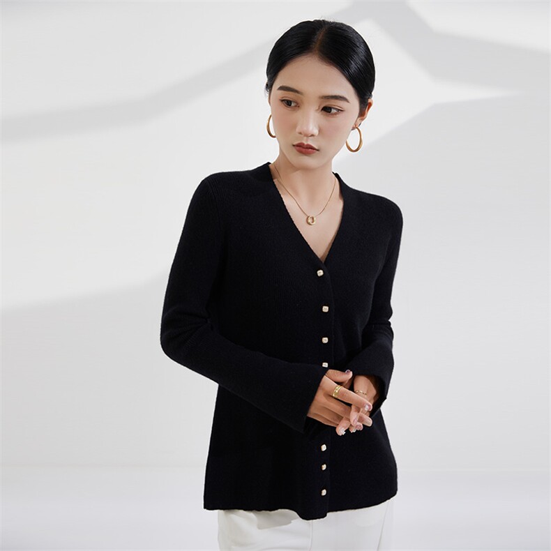 冰丝针织小飞袖开衫女T恤2025夏新款凉感设计短袖打底上衣小衫t恤，女装羊绒衫，恒爱羊绒