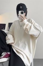 德绒打底T恤D5152-TP25控价39纯色内搭可二开港风内搭卫衣男，男装卫衣，电商A102-1