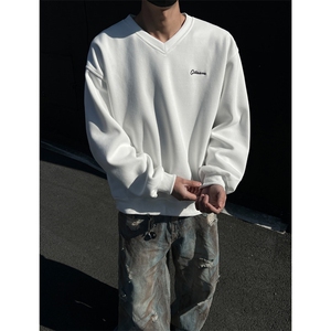 刺绣v领卫衣男 cp120-特p40图片