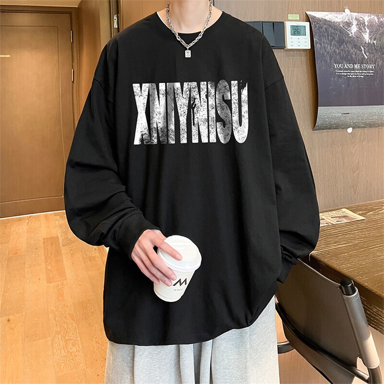 抖音得物供货量大从优可提供视频美式长袖T恤CT862特P25,男装T恤,电商A486-1