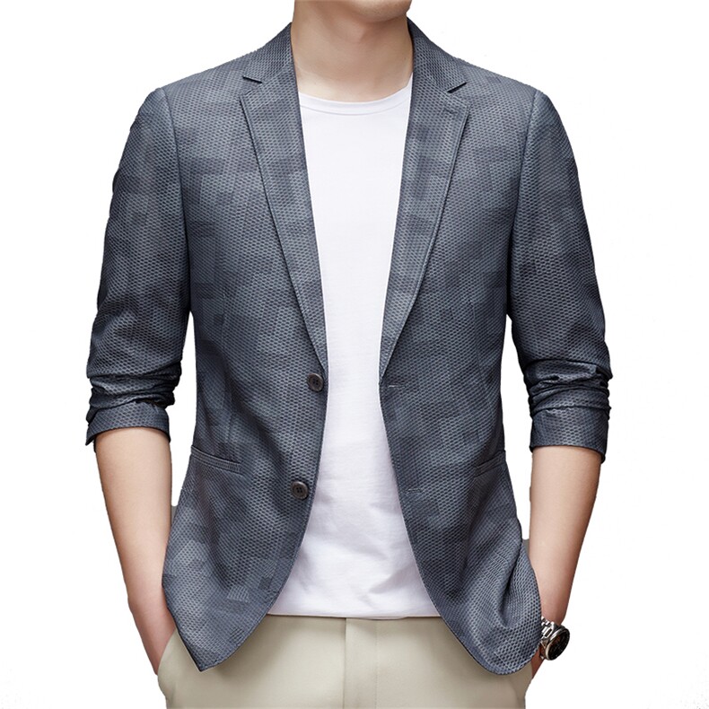 DJ8866钱塘2020-3新款时尚休闲商务百搭中年男士秋季西服P147,男装西服,钱塘207-3