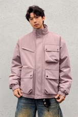 美式新款秋冬多口袋户外机能休闲棉衣外套A436-W990-P95138，男装棉衣，电商A436