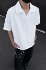 夏季新款男女同款短袖套头衬衣外套XZ102B-1-T2552P30，男装T恤，星座102B-1