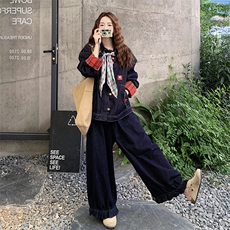 【上就能卖】大量现货不缺货转化好时尚牛仔套装2576P270K385，女装套装/套裙，2C292