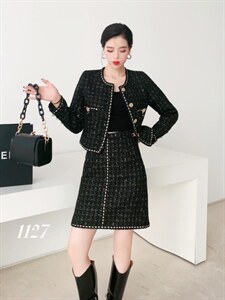 【现货】秋季新品 小香风套装女气质,女装职业装,珍·洛曼