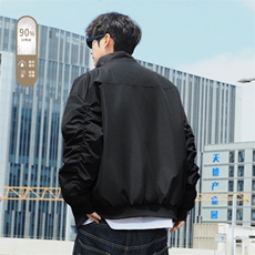 广检90%白鸭绒冬季外景羽绒服充绒量75gM-5XHY25598-特P109，男装羽绒服，电商A022