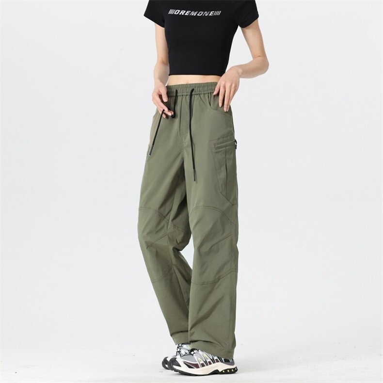 2025夏季薄款男士户外运动休闲长裤子防水男女情侣休闲裤女模p50,男装休闲裤,星座1113