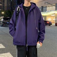 夜景连帽多色冲锋衣户外外套夹克光版纯色二开A406JK1208特P71，男装夹克，星座309（原A406）