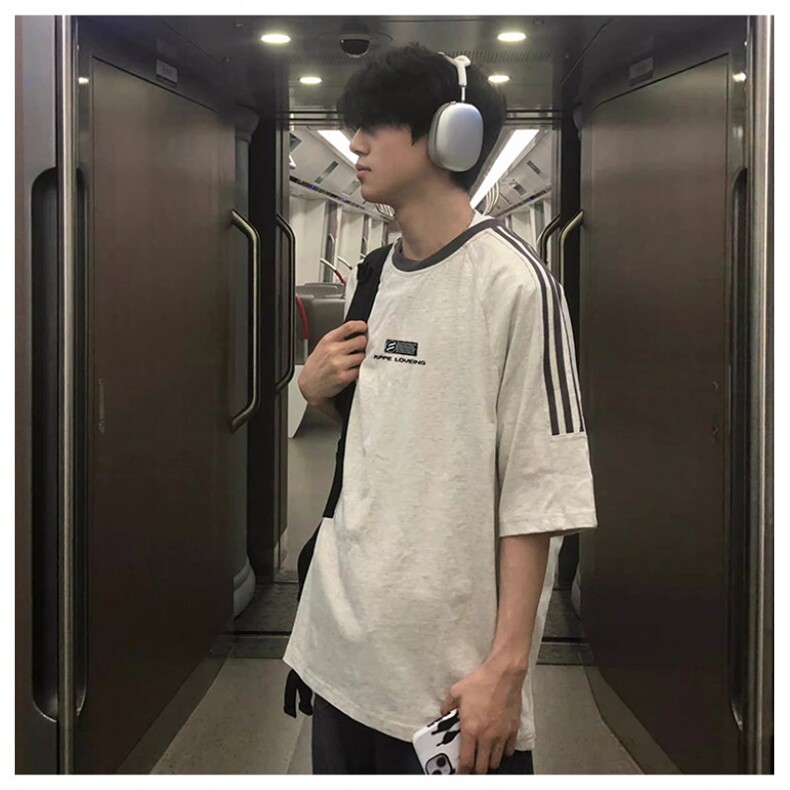 美式复古潮牌短袖T恤男夏季新款重磅纯棉半袖上衣1008-LG177-P44,男装T恤,星座1008