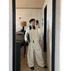 时尚气质日系钛金棉混纺工装外套新款原宿简约潮流ins文艺JK7730，男装工装外套，星座516A