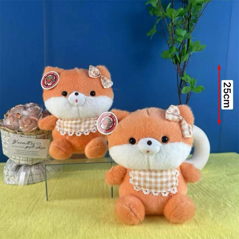围兜狐狸（百个起售），喜乐毛绒制造工厂