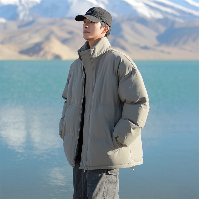 现货抖音得物可供视频冬季三防加厚羽绒棉衣外套面包棉服WM1266,男装棉衣,电商A486