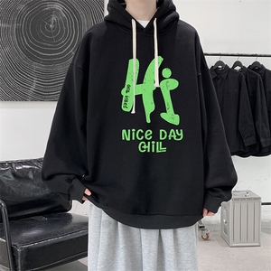 连帽卫衣男大码胖子帽衫大号运动服WY2418-P35图片