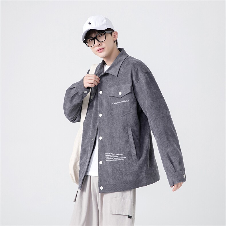 春秋季高品质百搭休闲宽松夹克男士JK154-P55,男装夹克,星座1204