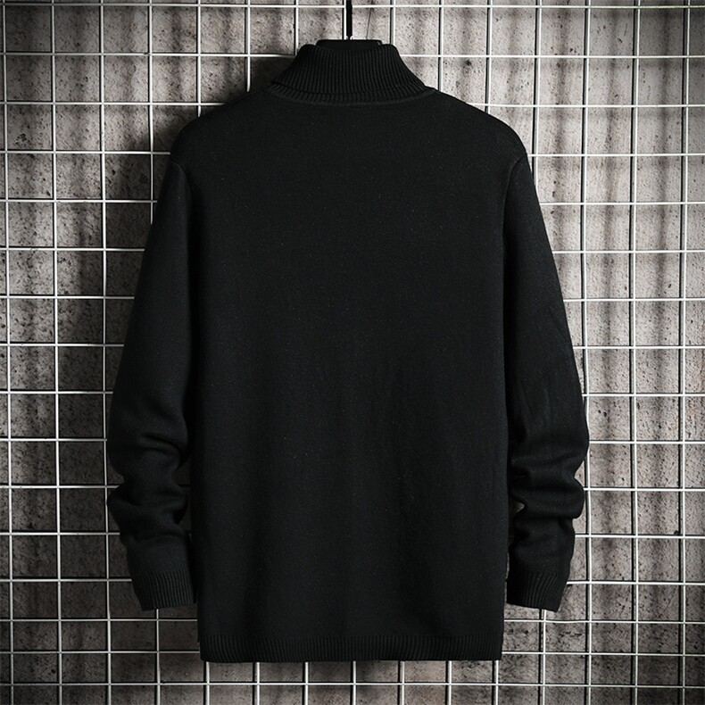 GM45068-P45加绒款-P65高领毛衣男士大码内搭毛线衣男针织衫男,男装针织衫/毛衣,电商A040A
