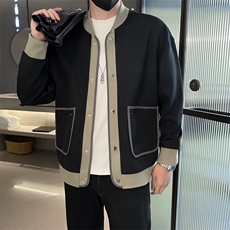 男士春秋装新款韩版修身立领时尚短款夹克男装上衣服JK005-P60，男装夹克，星座1109-3
