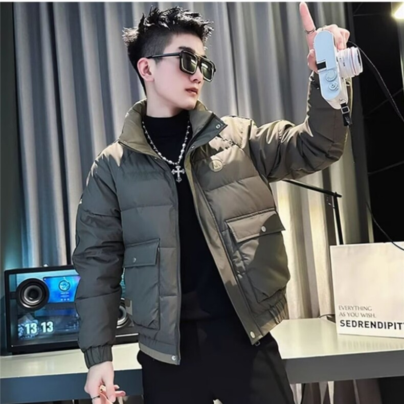 网络图现货潮牌痞帅冬季网红新款男士棉衣羽绒棉服JM610-P72,男装棉衣,星座715-7