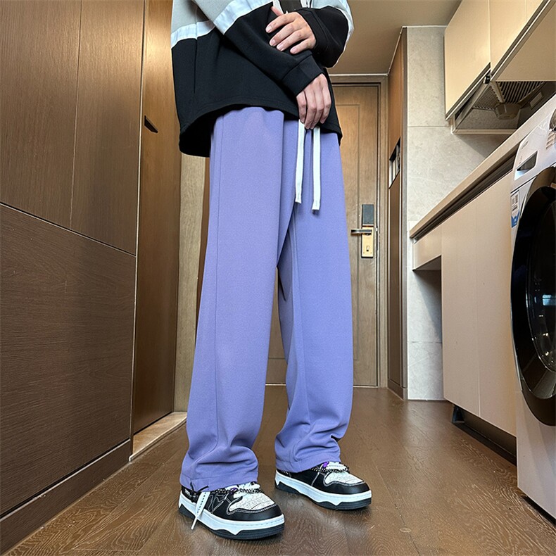 春季休闲裤男纯色宽松针织运动裤DSA157-1-K9769-特P30，男装休闲裤，电商A157-1