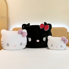 万美毛绒玩具 天使恶魔凯特猫抱枕