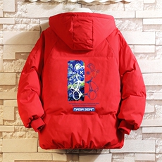 控128加绒面包服男大码羊羔毛衣男MY16290-P100，男装棉衣，电商A040A