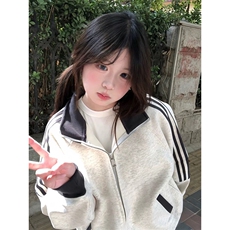抖音得物高品质美式高街重磅结构设计拼接织带立领卫衣外套CM42，男装卫衣，电商A486