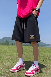 已注册抖音直播得物品质运动男中裤五分休闲短裤K361P35控48图片