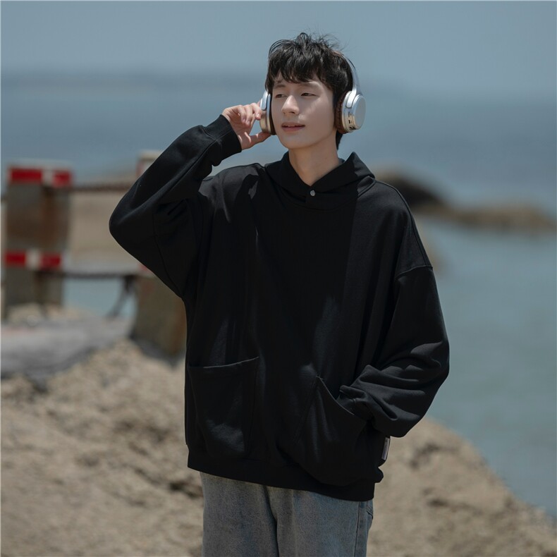 814-1-WY4100-P7898设计感连帽卫衣（65%棉35%聚酯纤维）,男装卫衣,星座814-1