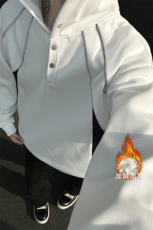 重磅美式高街连帽卫衣男潮流小众设计感外套常规p70加绒p80，男装卫衣，电商B319