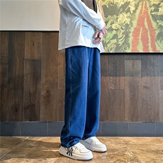 K1220-p30-控59oversizecleanfit黄泥牛仔裤直筒裤老爹裤长裤，男装牛仔裤，星座103A-1