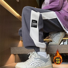 1506-1/KWK431/P52灯芯绒运动裤潮牌美式高街直筒休闲束脚卫裤，男装休闲裤，星座1506-1