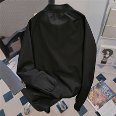 1506/QBF070/P49潮牌美式徽章印花飞行员夹克男拉链棒球服ins外套，男装夹克，星座1506