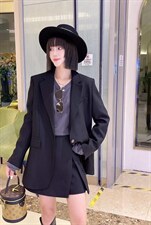 2022秋季新款垂感小众休闲高级感显瘦百搭西装外套，女装西装，L·H·X