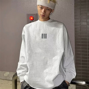 重磅卫衣男士圆领秋季上衣潮牌男装2025新款秋装衣服秋冬款图片