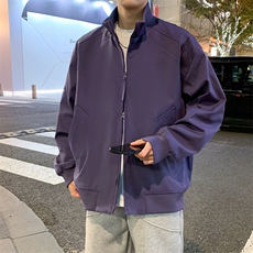 双拉链飞行夹克男美式立领外套春季新款户外冲锋衣潮JK02625-P73，男装夹克，星座308B-2