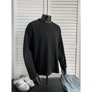 图现货 德绒解构基础款圆领百搭打底衫冬季长袖T恤男 特P20图片