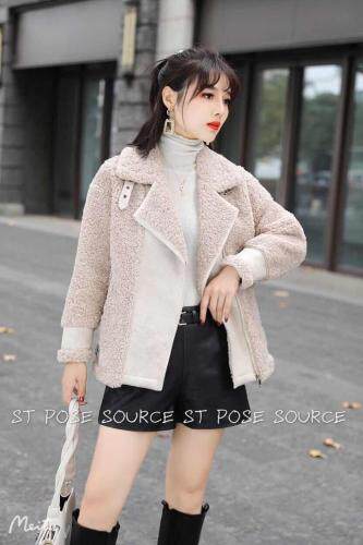 欧美时尚气质冬新款，女装，圣姿源