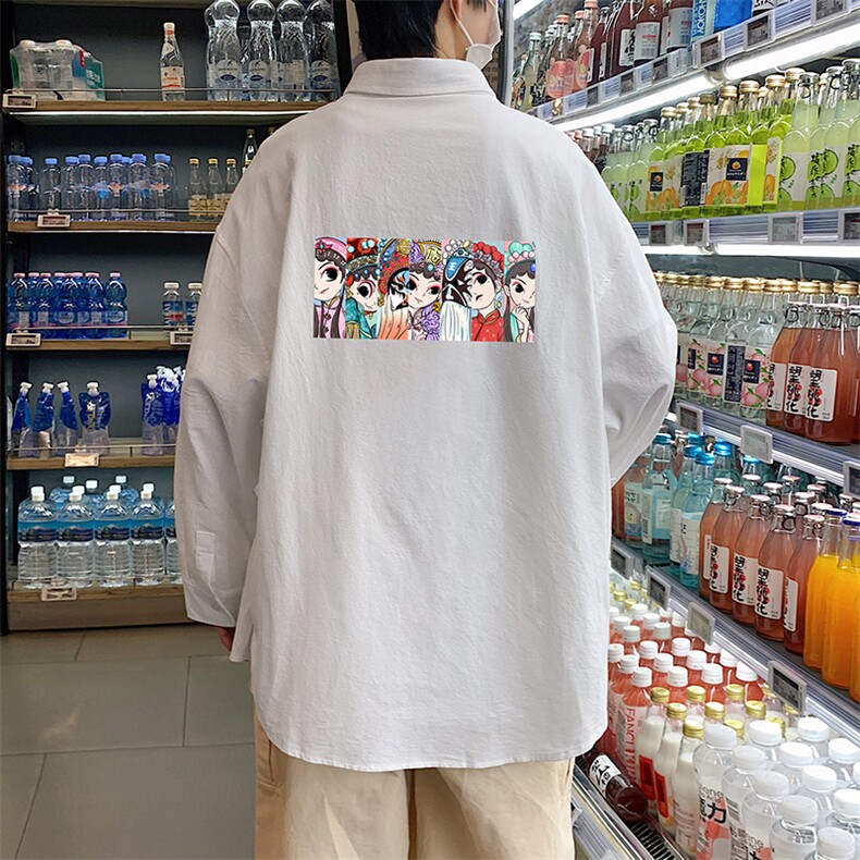 CS15250-P38长袖衬衫男士大码宽松衬衣男寸衫男寸衣,男装衬衫,电商A040