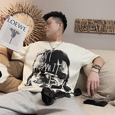 X50-M-3XL-P45控6895%棉5%聚酯纤维印花款，男装T恤，电商A216