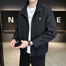 休闲长袖上衣男休闲百搭夹克立领外套A329-JK2525-P135，男装夹克，电商A329