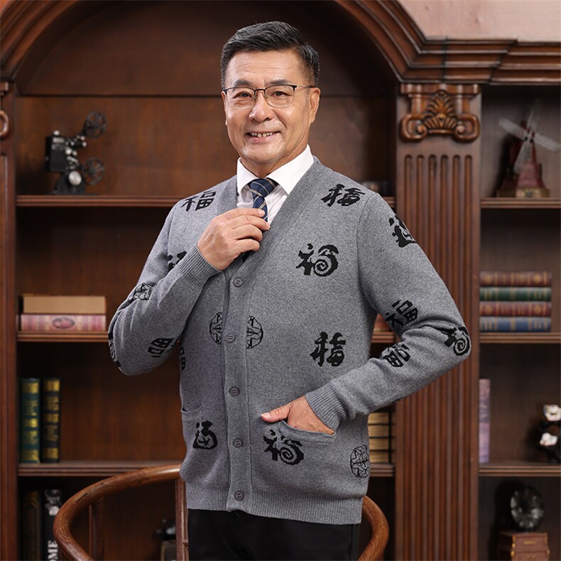 2025年秋季时尚百搭通勤简约休闲休闲情侣,男装中老年男装,亚东羊绒制品
