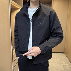 夹克潮流青春舒适夹克男士贴标工装外套DS-A329-3309-P85，男装夹克，电商A329