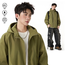 2026春季冲锋衣百搭防水宽松夹克登山服男女Q2069-TP35不，男装夹克，电商A102