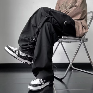 工装裤男女美式hiphop潮牌高街嘻哈情侣裤子休闲运动裤K0077-P55图片