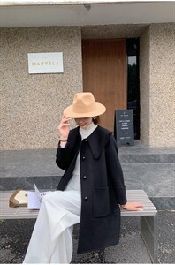 双面羊绒大衣图片