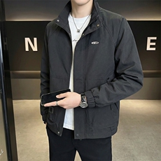 店主风新款夹克外套男春秋休闲百搭时尚立领男士上衣S8619-P85，男装夹克，星座310B-3