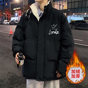 ！2023秋冬加绒加厚男士棉衣保暖立领时尚棉服外套MY108特P78图片