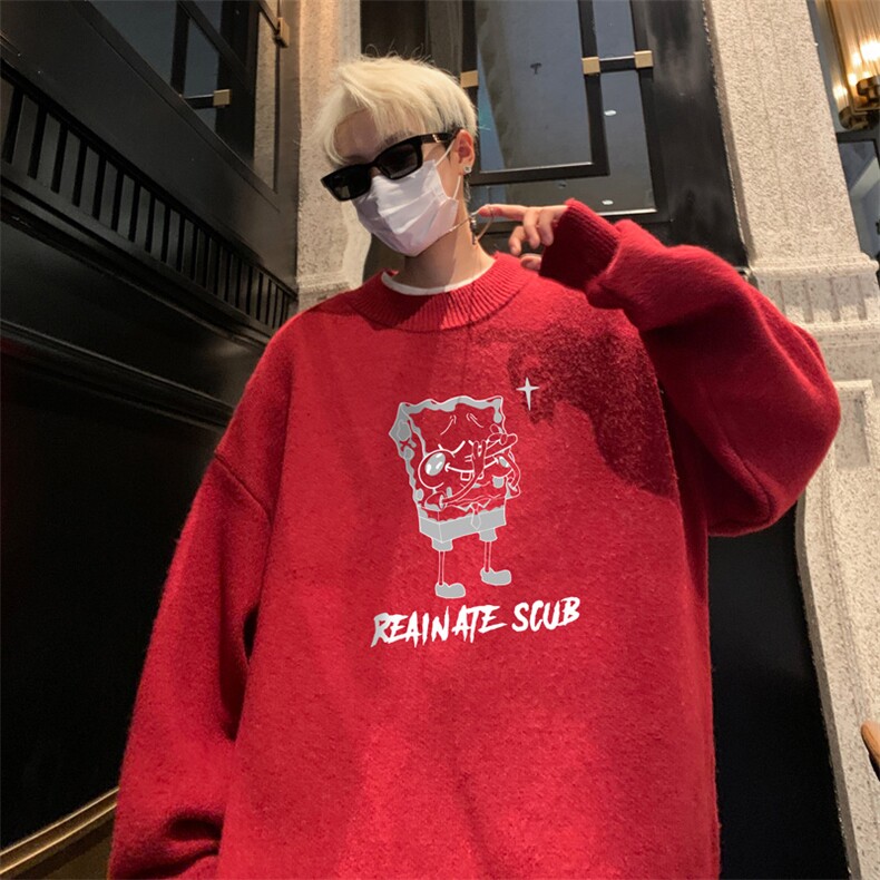 高质量！秋冬季半高领毛衣男士加绒加厚线衣针织衫男DMY514-特P38,男装针织衫/毛衣,电商B371